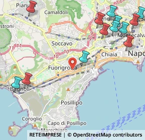Mappa Via Renato Caccioppoli, 80125 Napoli NA, Italia (3.19846)