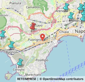Mappa Via Renato Caccioppoli, 80125 Napoli NA, Italia (3.85)