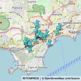 Mappa Via Renato Caccioppoli, 80125 Napoli NA, Italia (1.16333)