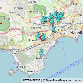 Mappa Via Renato Caccioppoli, 80125 Napoli NA, Italia (1.95083)