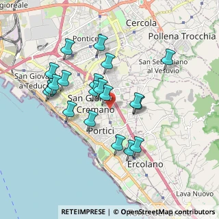 Mappa Via Edoardo Dalbono 15 Parco Punzo, 80055 Portici NA, Italia (1.8455)