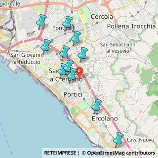 Mappa Via Edoardo Dalbono 15 Parco Punzo, 80055 Portici NA, Italia (2.06636)