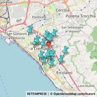 Mappa Via Edoardo Dalbono 15 Parco Punzo, 80055 Portici NA, Italia (1.2725)