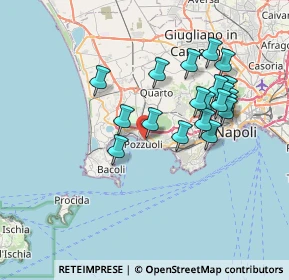 Mappa Via Milite Ignoto, 80078 Pozzuoli NA, Italia (7.296)