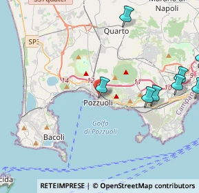 Mappa Via Milite Ignoto, 80078 Pozzuoli NA, Italia (6.76583)