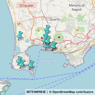 Mappa Via Milite Ignoto, 80078 Pozzuoli NA, Italia (3.03909)