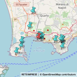 Mappa Via Milite Ignoto, 80078 Pozzuoli NA, Italia (3.72125)