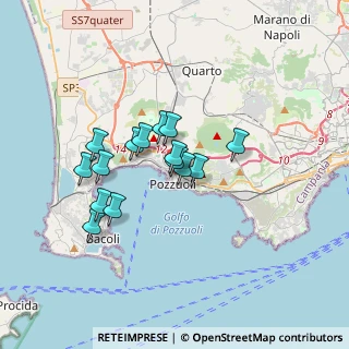Mappa Via Milite Ignoto, 80078 Pozzuoli NA, Italia (2.82267)