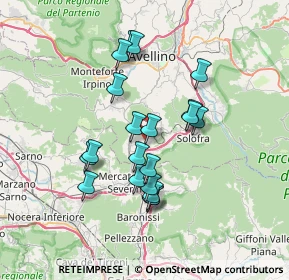 Mappa Via Pastena, 83025 Montoro AV, Italia (6.6295)