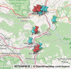 Mappa Via Pastena, 83025 Montoro AV, Italia (8.51)