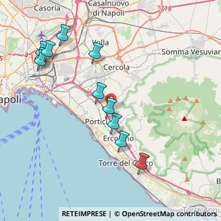 Mappa Via Siani, 80055 Portici NA, Italia (4.77818)
