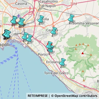 Mappa Via Siani, 80055 Portici NA, Italia (6.3705)