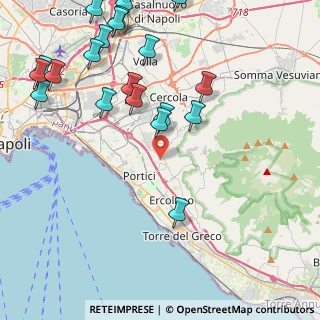 Mappa Via Siani, 80055 Portici NA, Italia (5.7925)