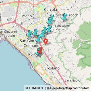 Mappa Via Siani, 80055 Portici NA, Italia (1.54)