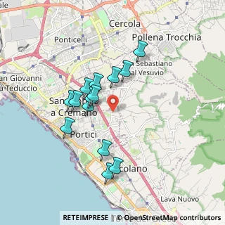 Mappa Via Siani, 80055 Portici NA, Italia (1.68786)