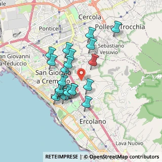 Mappa Via Siani, 80055 Portici NA, Italia (1.5785)