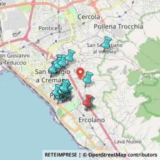 Mappa Via Siani, 80055 Portici NA, Italia (1.556)