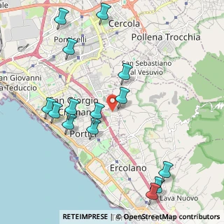 Mappa Via Siani, 80055 Portici NA, Italia (2.53143)