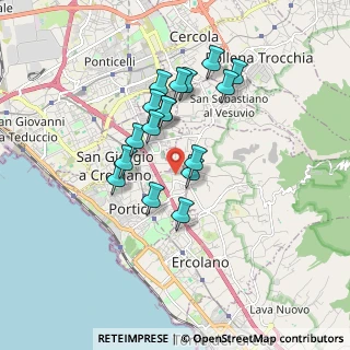 Mappa Via Siani, 80055 Portici NA, Italia (1.55941)