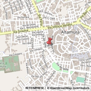 Mappa Via Paolo Nuzzi, 2, 70022 Altamura, Bari (Puglia)