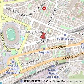 Mappa Via Lepanto,  53, 80125 Napoli, Napoli (Campania)