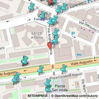 Mappa Via Andrea Doria, 80124 Napoli NA, Italia (0.09231)