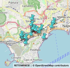 Mappa Via Andrea Doria, 80124 Napoli NA, Italia (1.13444)