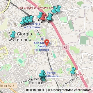 Mappa Via Giacomo Matteotti, 80055 Portici NA, Italia (0.7495)
