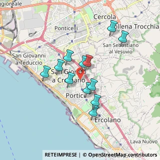 Mappa Via Giacomo Matteotti, 80055 Portici NA, Italia (1.6025)