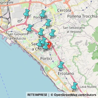 Mappa Via Giacomo Matteotti, 80055 Portici NA, Italia (2.03455)