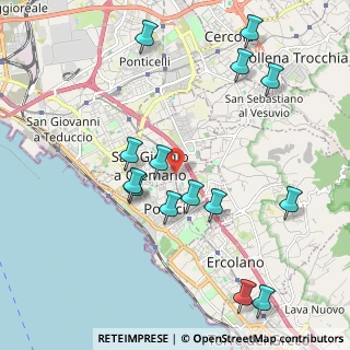 Mappa Via Giacomo Matteotti, 80055 Portici NA, Italia (2.40143)