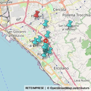 Mappa Via Giacomo Matteotti, 80055 Portici NA, Italia (1.34)