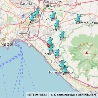 Mappa Via Giacomo Matteotti, 80055 Portici NA, Italia (4.06091)