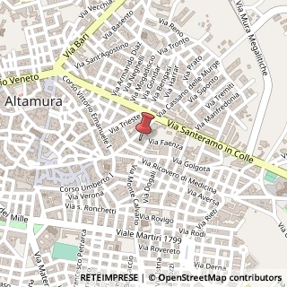 Mappa Via Etna, 7, 70022 Altamura, Bari (Puglia)