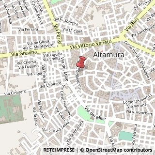 Mappa Claustro oreste michele 27, 70022 Altamura, Bari (Puglia)