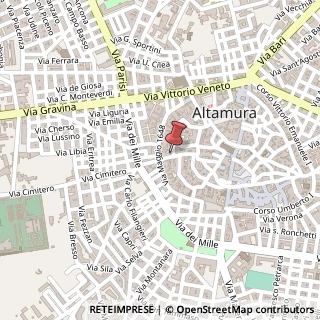 Mappa Claustro Oreste, 4, 70022 Altamura, Bari (Puglia)