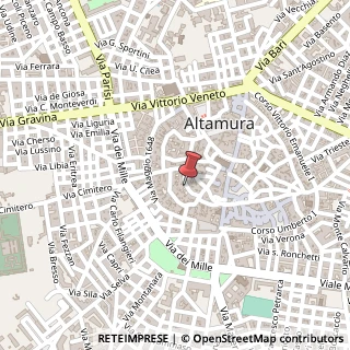 Mappa Via San Gaetano, 39, 70022 Altamura, Bari (Puglia)