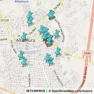 Mappa Via Sanremo, 70022 Altamura BA, Italia (0.418)