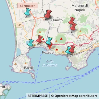 Mappa Via Girone, 80078 Pozzuoli NA, Italia (4.45818)