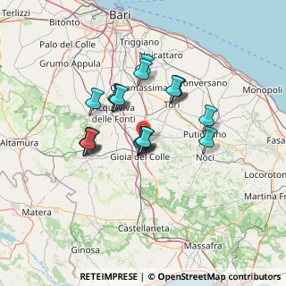 Mappa Via Persico, 70023 Gioia del Colle BA, Italia (11.3105)
