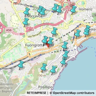 Mappa Via De Lorenzo, 80125 Napoli NA, Italia (1.2625)