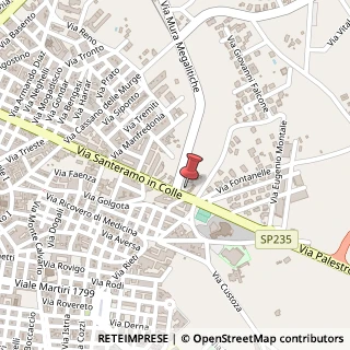 Mappa Via Santeramo in Colle, 189, 70022 Altamura, Bari (Puglia)