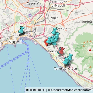 Mappa Cupa Vicinale Sant'Aniello, 80046 San Giorgio a Cremano NA, Italia (3.83684)