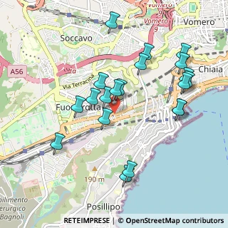 Mappa Via, 80125 Napoli NA, Italia (1.056)