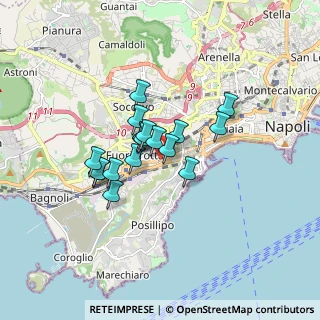 Mappa Via, 80125 Napoli NA, Italia (1.22667)
