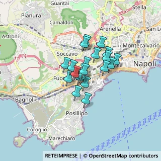 Mappa Via, 80125 Napoli NA, Italia (1.127)