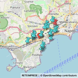 Mappa Via, 80125 Napoli NA, Italia (1.2735)