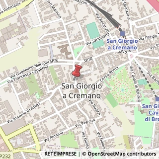 Mappa Via Alcide de Gasperi, 13, 80046 San Giorgio a Cremano, Napoli (Campania)