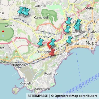 Mappa Via Gabriele Rossetti, 80125 Napoli NA, Italia (2.43417)