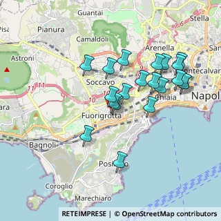 Mappa Via Gabriele Rossetti, 80125 Napoli NA, Italia (1.8555)
